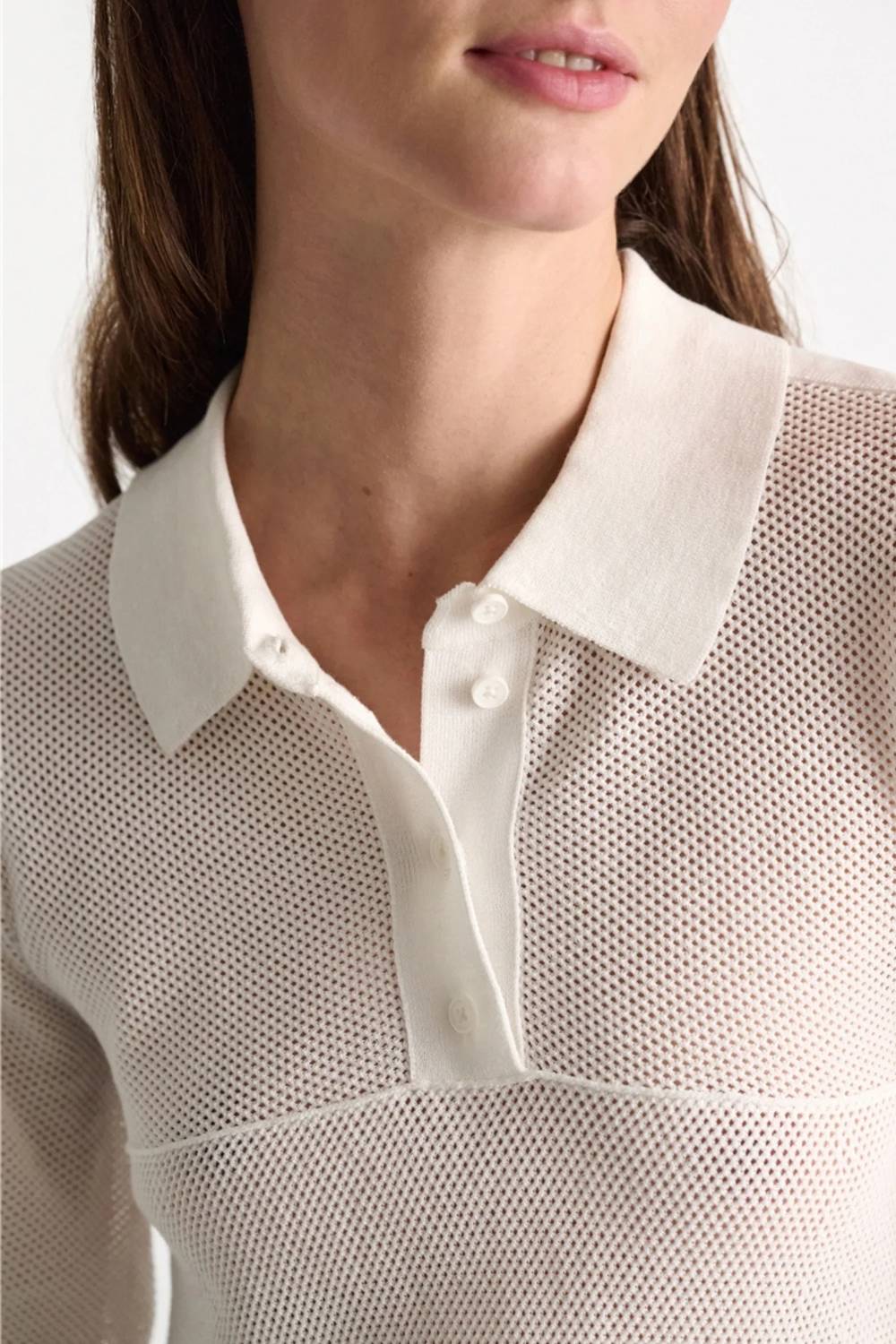 Dorothee Schumacher - Cotton Coolness Mesh Top