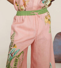 Alemais - Papaya Cropped Wide Leg Pant