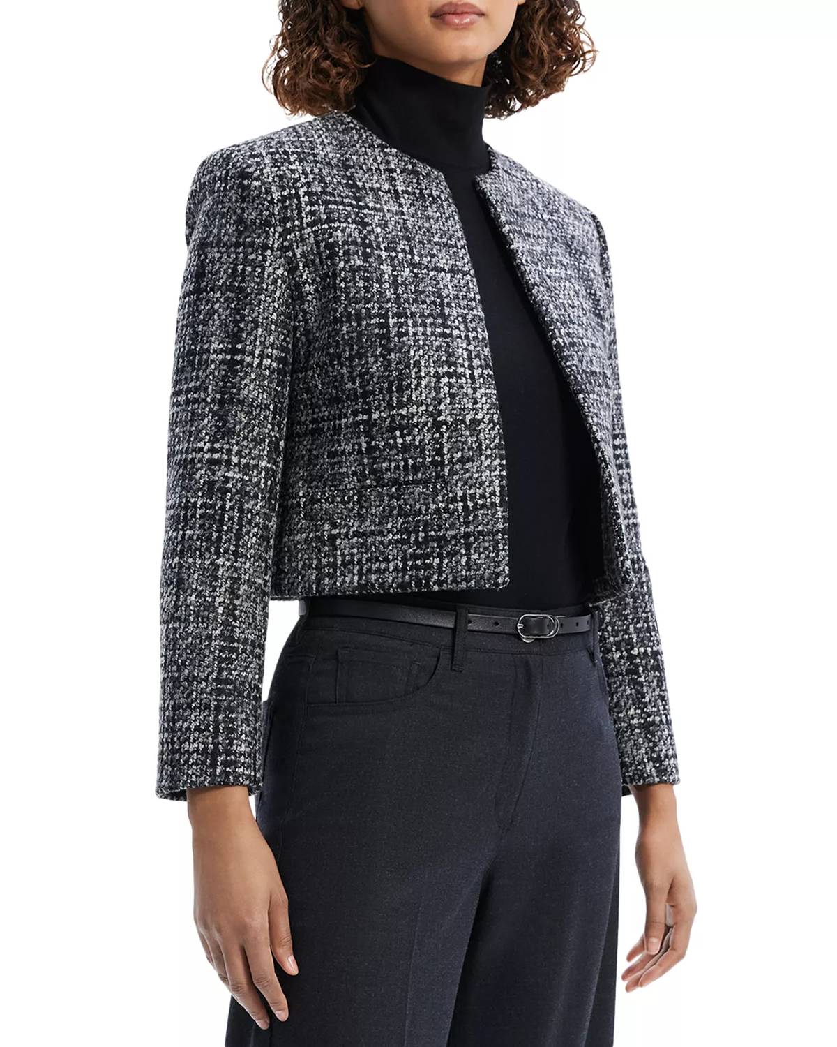 Theory - Tweed Clean Pocket Jacket
