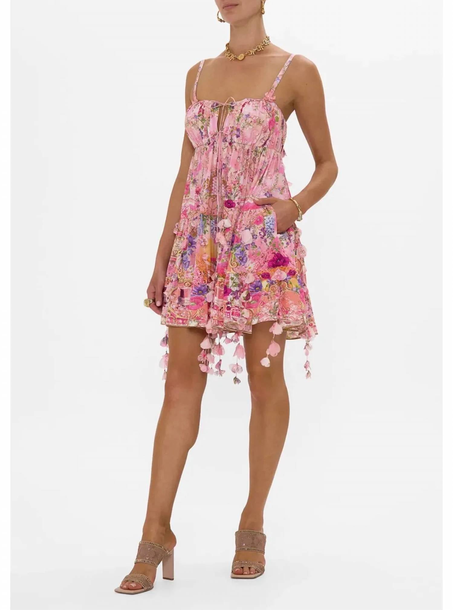 Camilla - Gathered Bust Tiered Mini Dress
