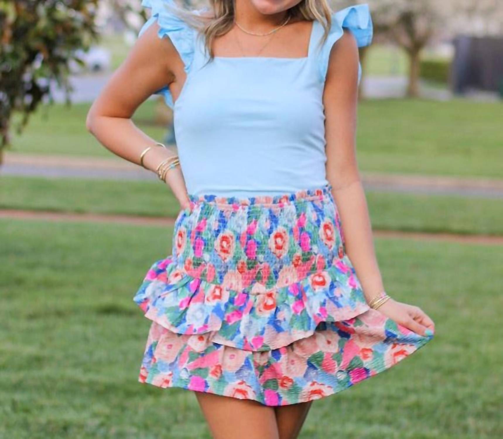 Tcec - Sky Flutter Bodysuit