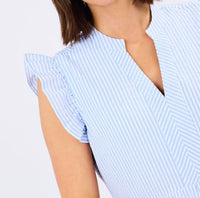 Mary Square - Seersucker Kari Dress