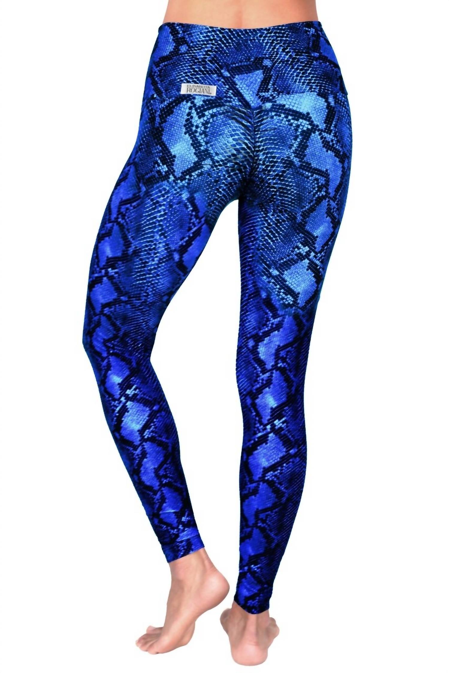 Rogiani - High Waist Snake Skin Bambola Leggings