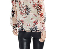 Vince Camuto - Printed Puff Shoulder Blouse