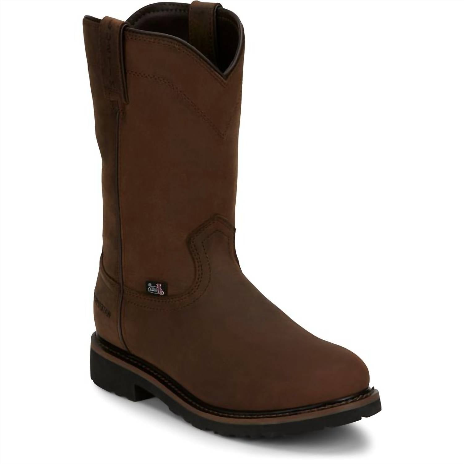 Justin Boots Men's Drywall Waterproof Boots in whiskey - men's boots