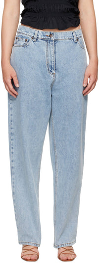 Magda Butrym Loose-leg Jeans in blue - women's jeans