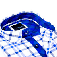 Eight X - Men's Plaid Button-up Shirt