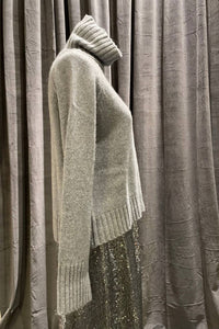 Brazeau Tricot - Women's Cashmere Chunky Turtleneck Sweater