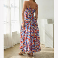 Skies Are Blue - Bianca Smocked Bodice Midi Dress