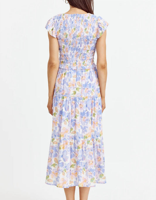 Greylin - Sally Floral Smocked Dress