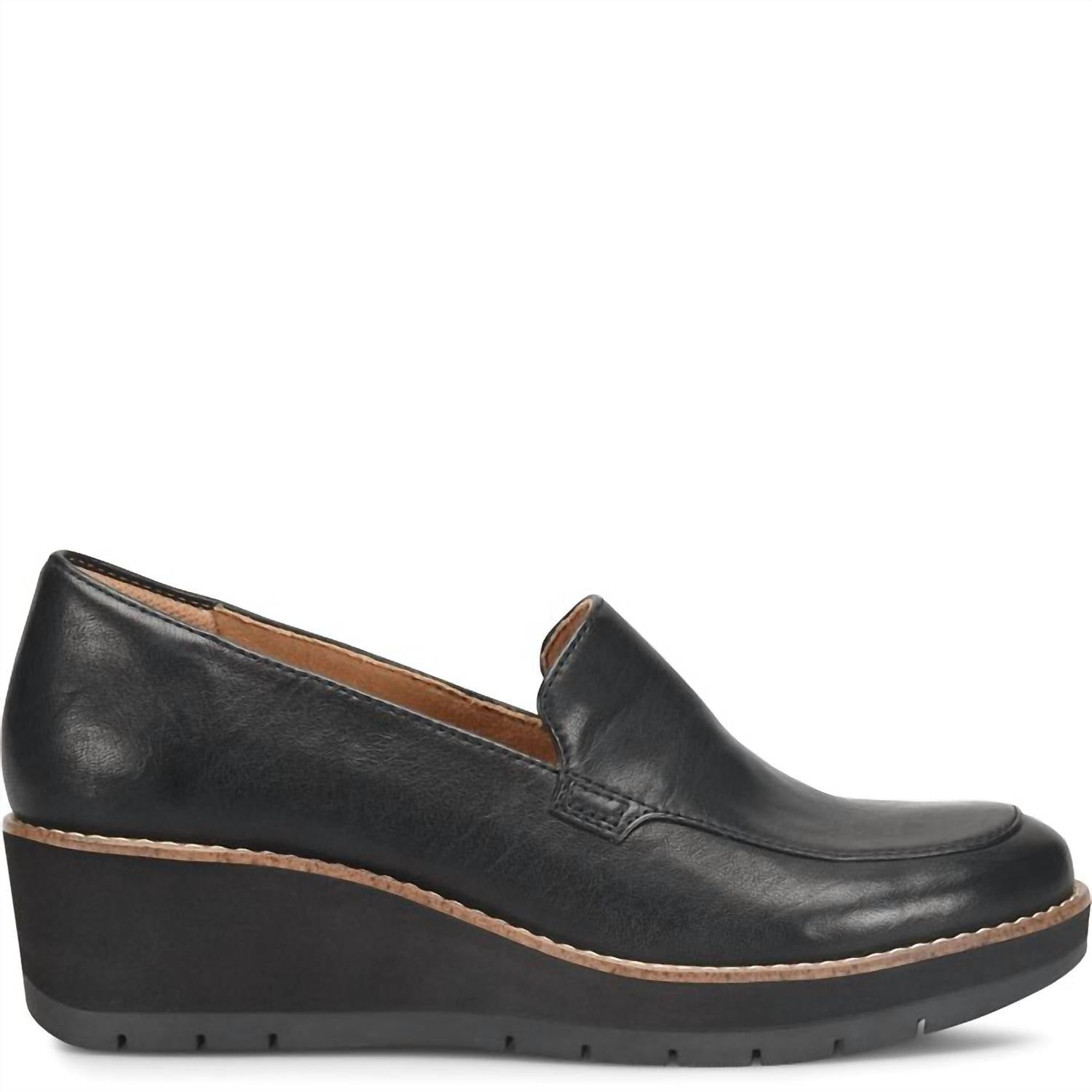 Comfortiva Women's Farland Loafers in black - women's flats - alternate view