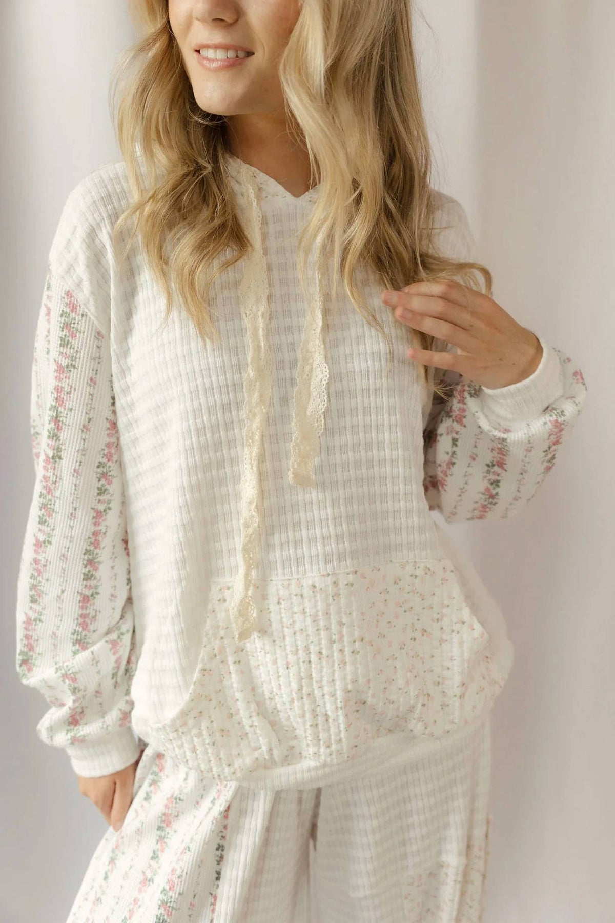 Pol - Floral Patchwork Top