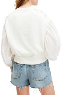 Allsaints - Sol Mixed Media Lace Top