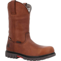 Rocky Men's Worksmart Composite Toe Boot in brown - men's boots