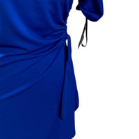 Donna Morgan - Women's Side Tie Short Sleeve Dolman Dress