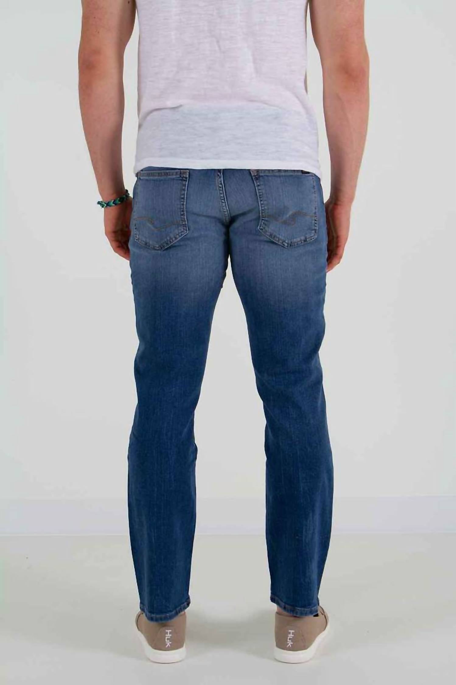 Silver Jeans Co Athletic Fit Tapered Leg Jeans in medium wash - men's jeans - alternate view