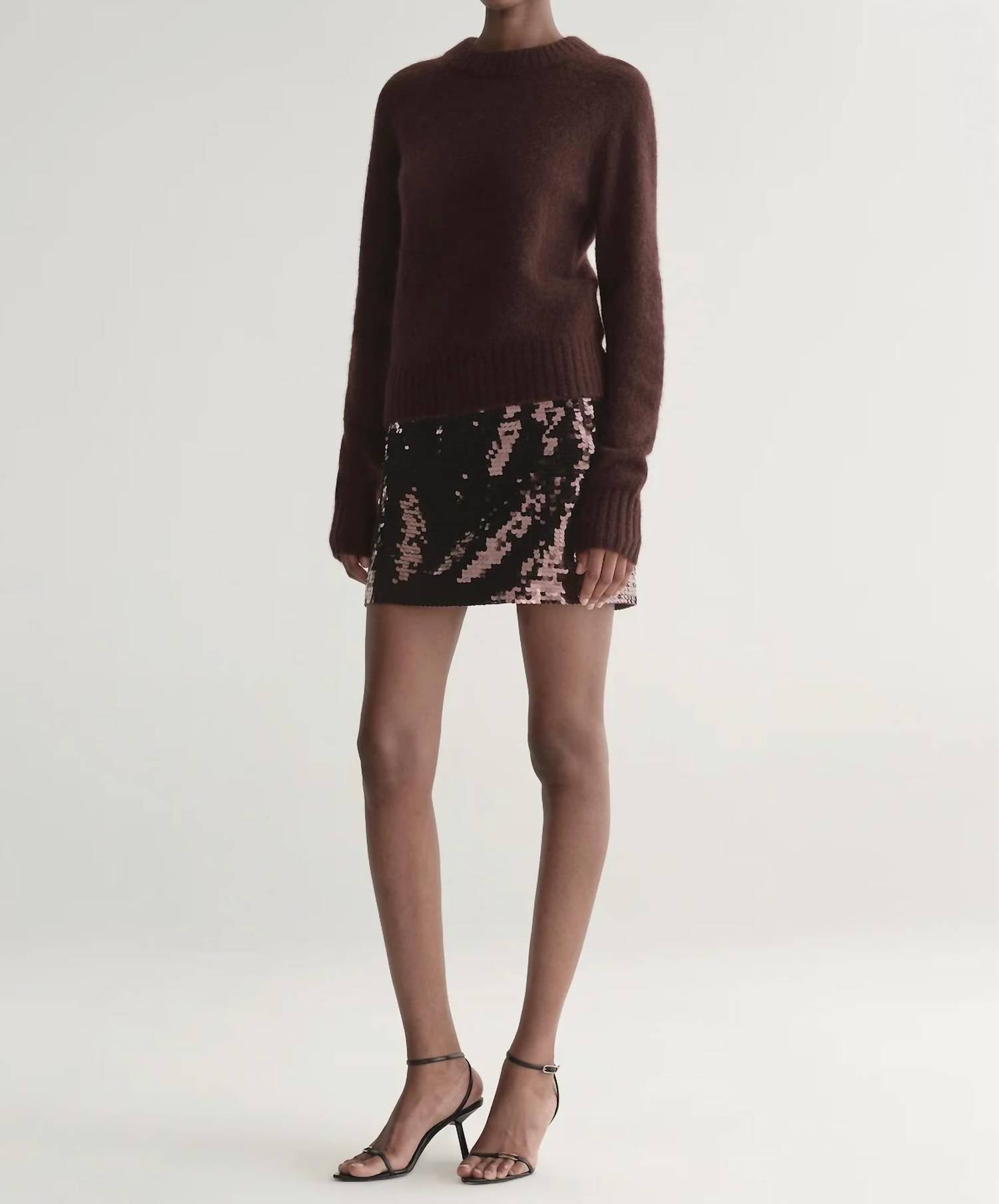 A.L.C. - Cleo Sequin Mini Skirt