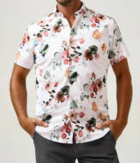 Stone Rose - Nova Watercolor Floral Shirt