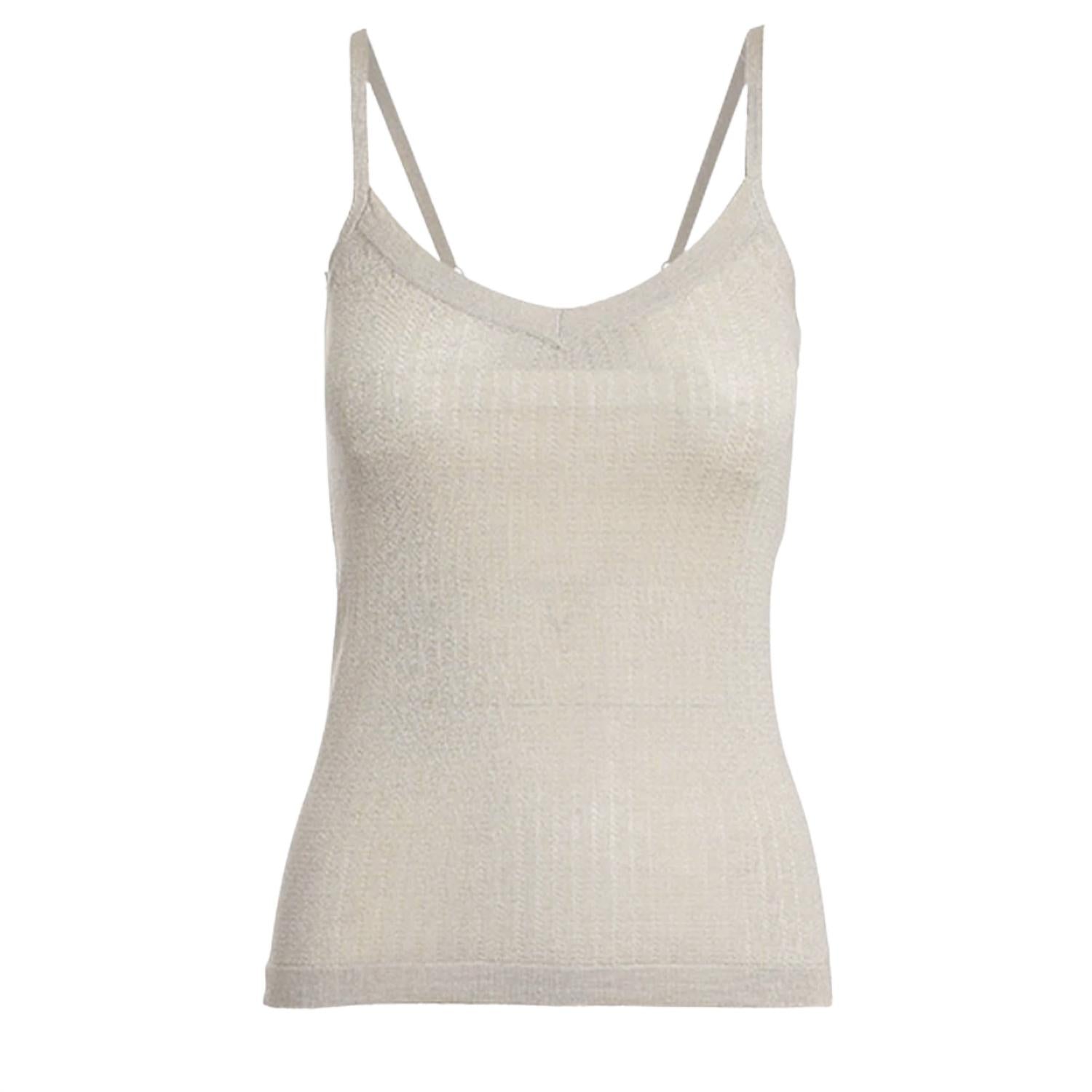 Minnie Rose - FINE SILK/CASHMERE TANK TOP