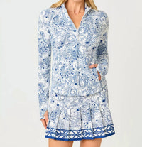 Lilly Pulitzer - Upf 50+ Luxletic Barbados Zip-up Jacket