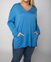 Maison Montagut - Merino V-neck Pullover Sweater - Plus