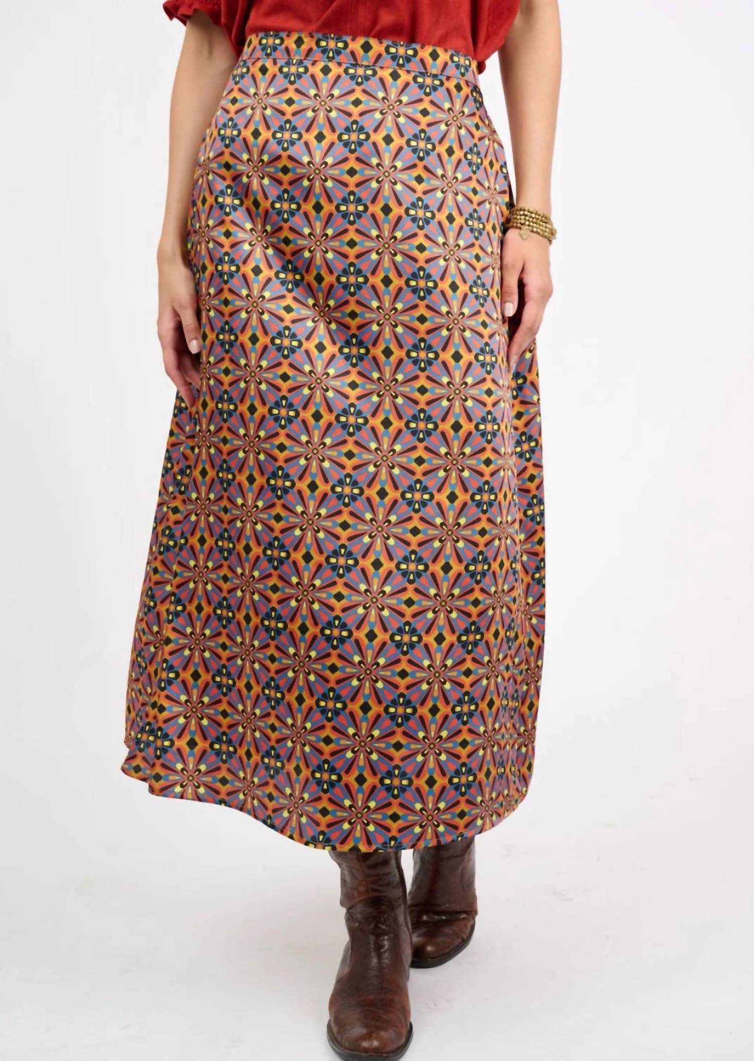 Ivy Jane - Midi Print Skirt