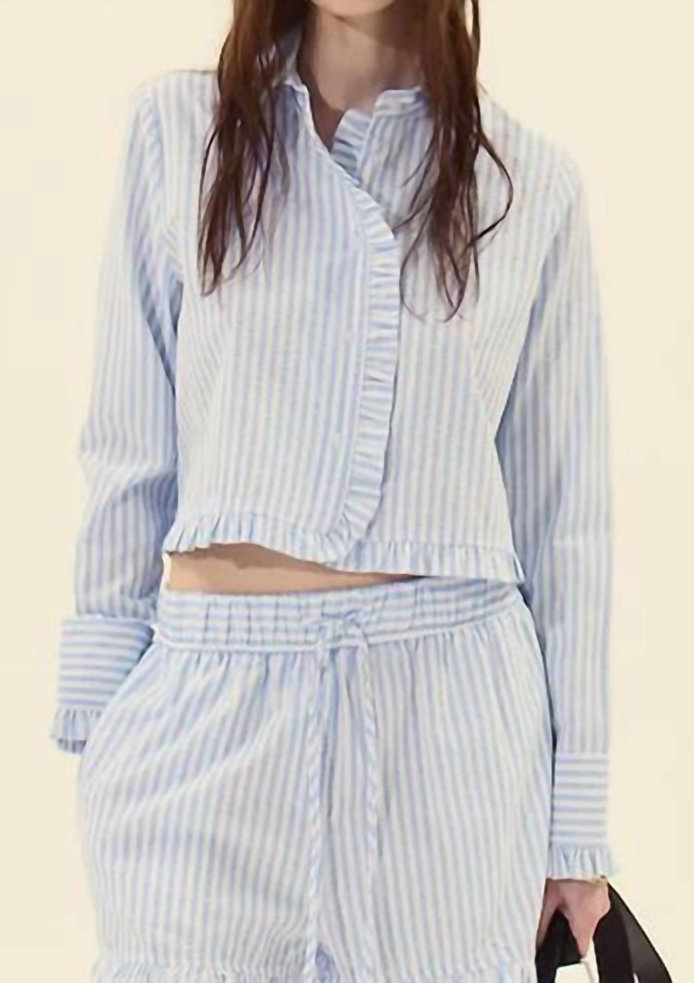 Deluc - Split Crop Shirt