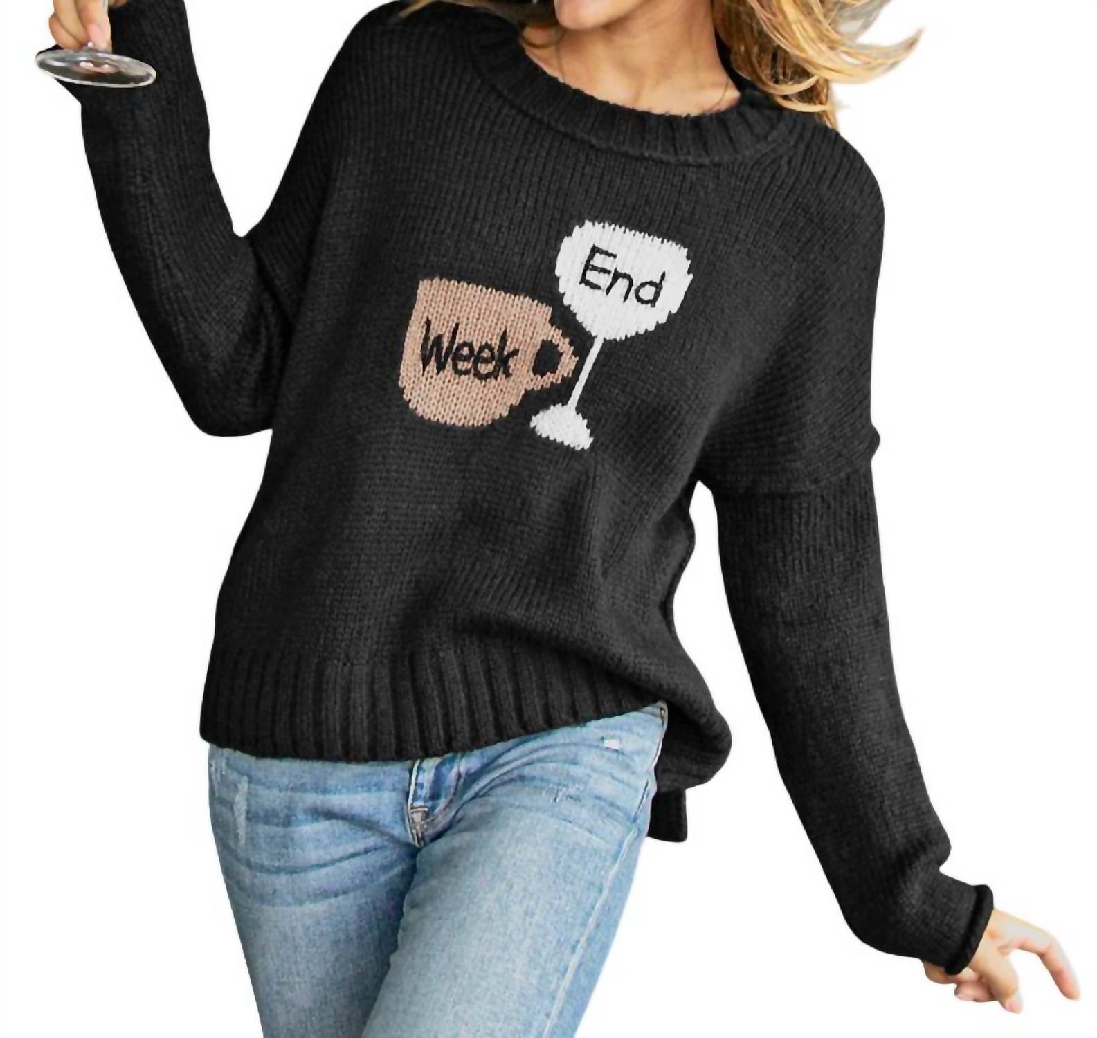 Wooden Ships - WEEK VS END CREW CHUNKY SWEATER