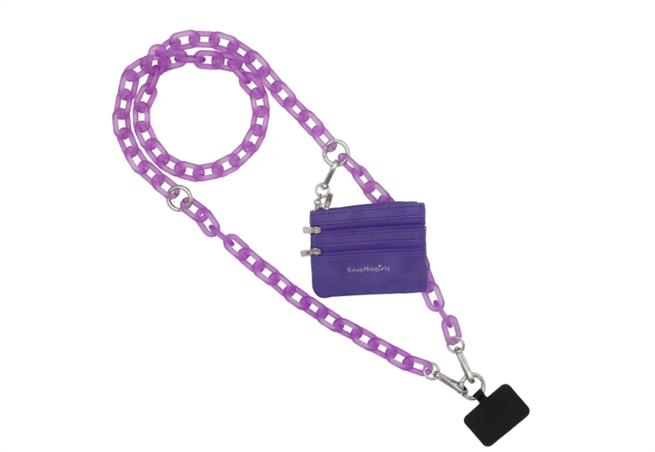 Save The Girls - Women's Ice Chain & Pouch Phone Strap