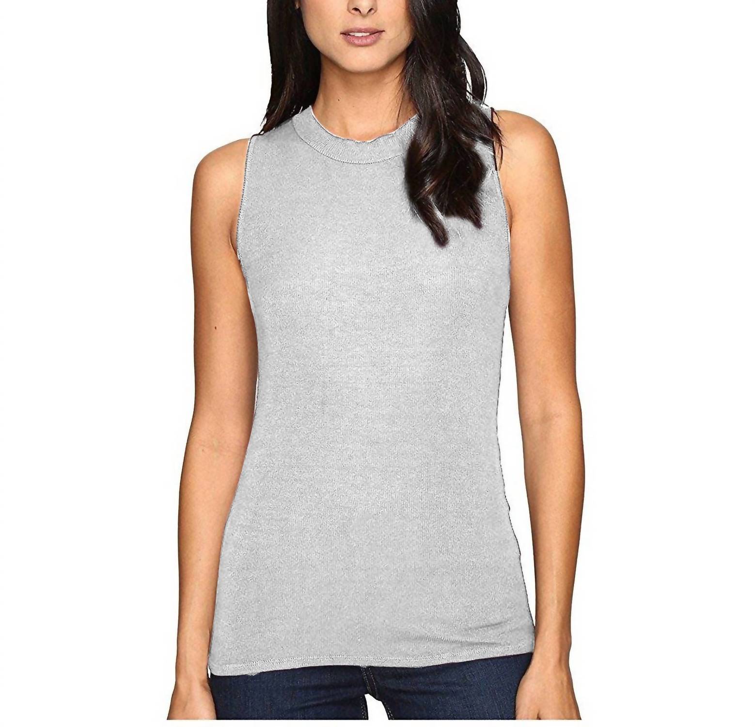Krystine-Sleeveless Rib Tank Top