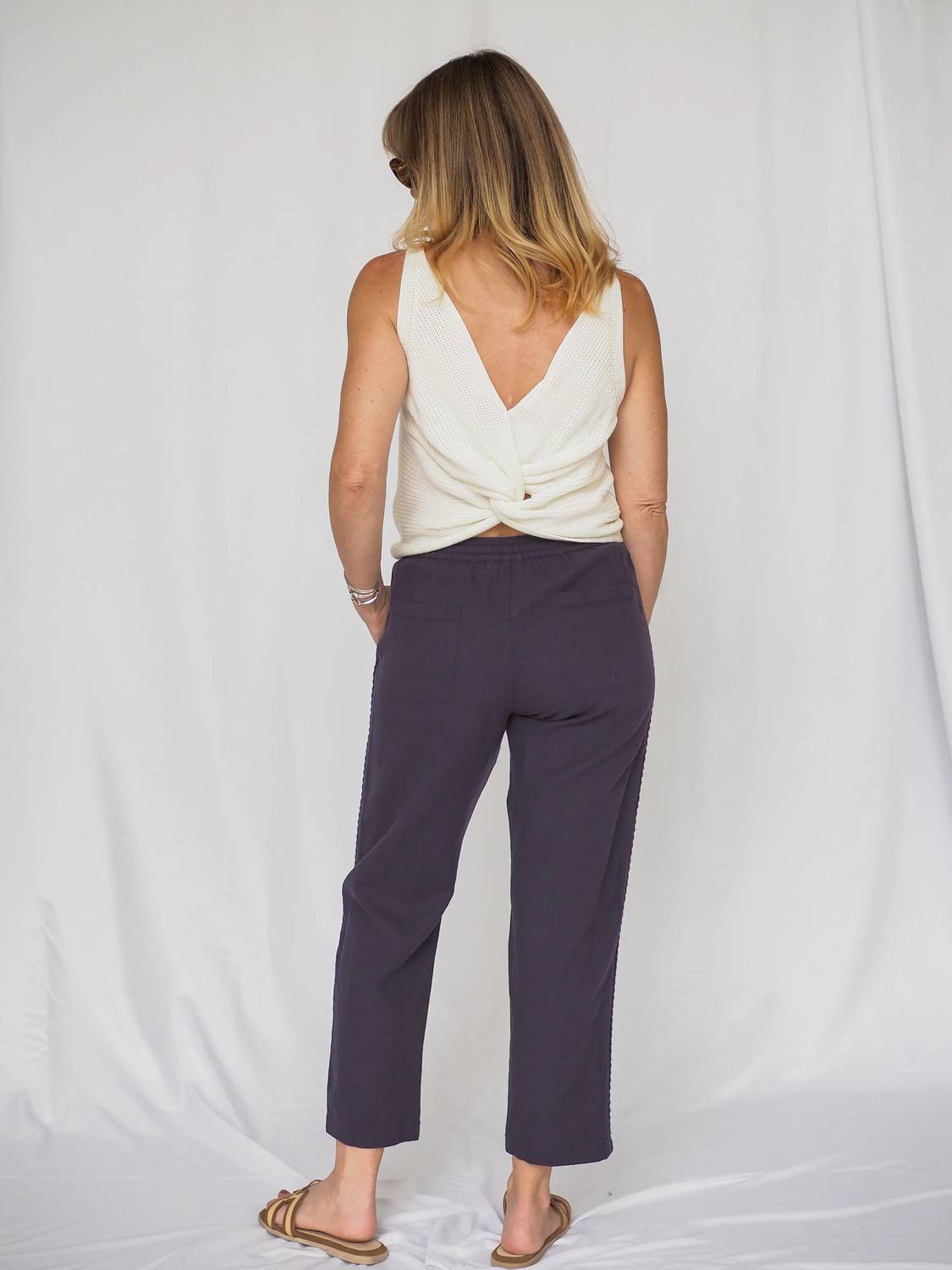 Be Cool - Crochet Linen Pants