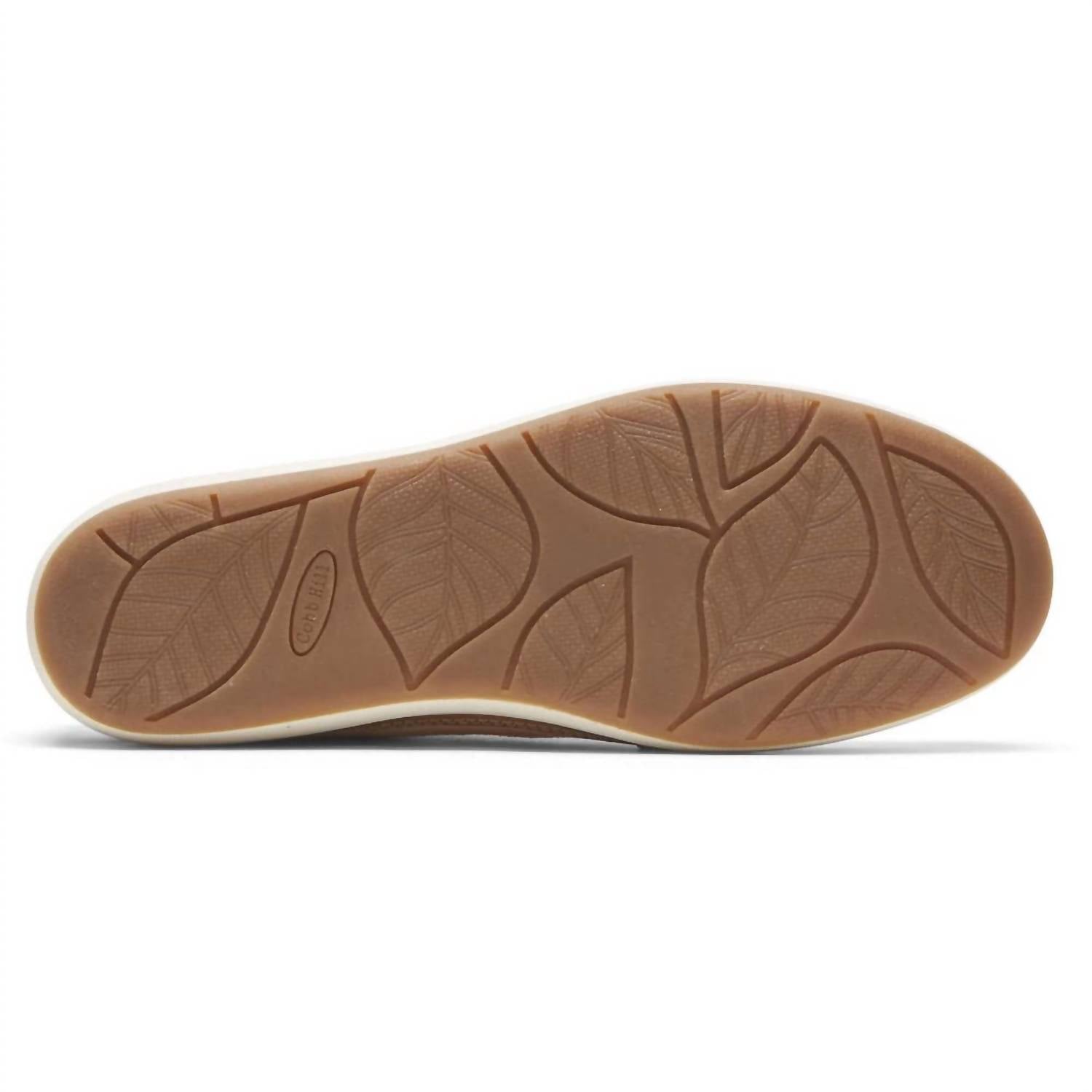 Cobb Hill Women's Bailee Sneaker in taupe - women's sneaker - detail view
