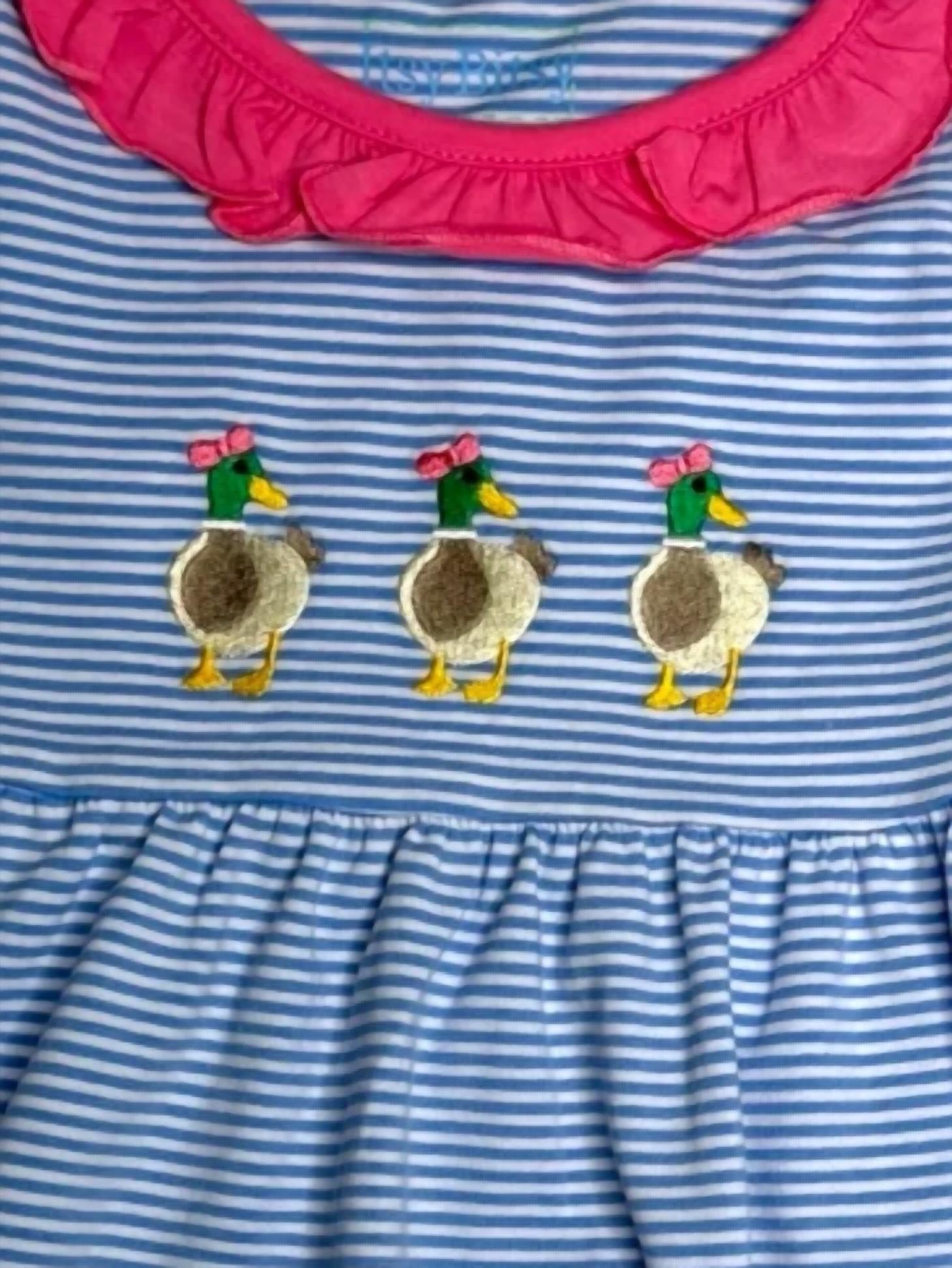 Itsy Bitsy - Girl's Mallard Ruffle Pant Set