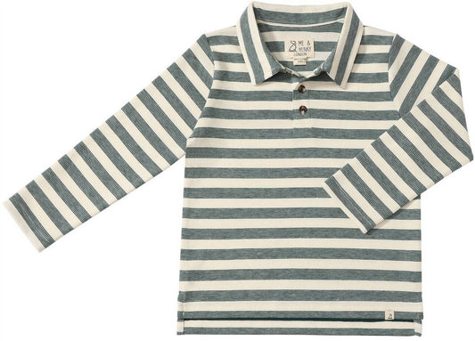Me & Henry - Boy's Midway Long Sleeve Polo Shirt
