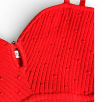 Autumn Cashmere - Scallop Edges Rib V-neck Cardigan