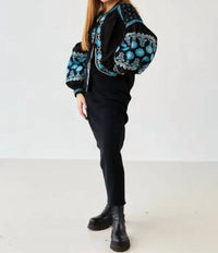 Handmade Originals Ukraine - Embroidered Long Sleeve Sandi Blouse