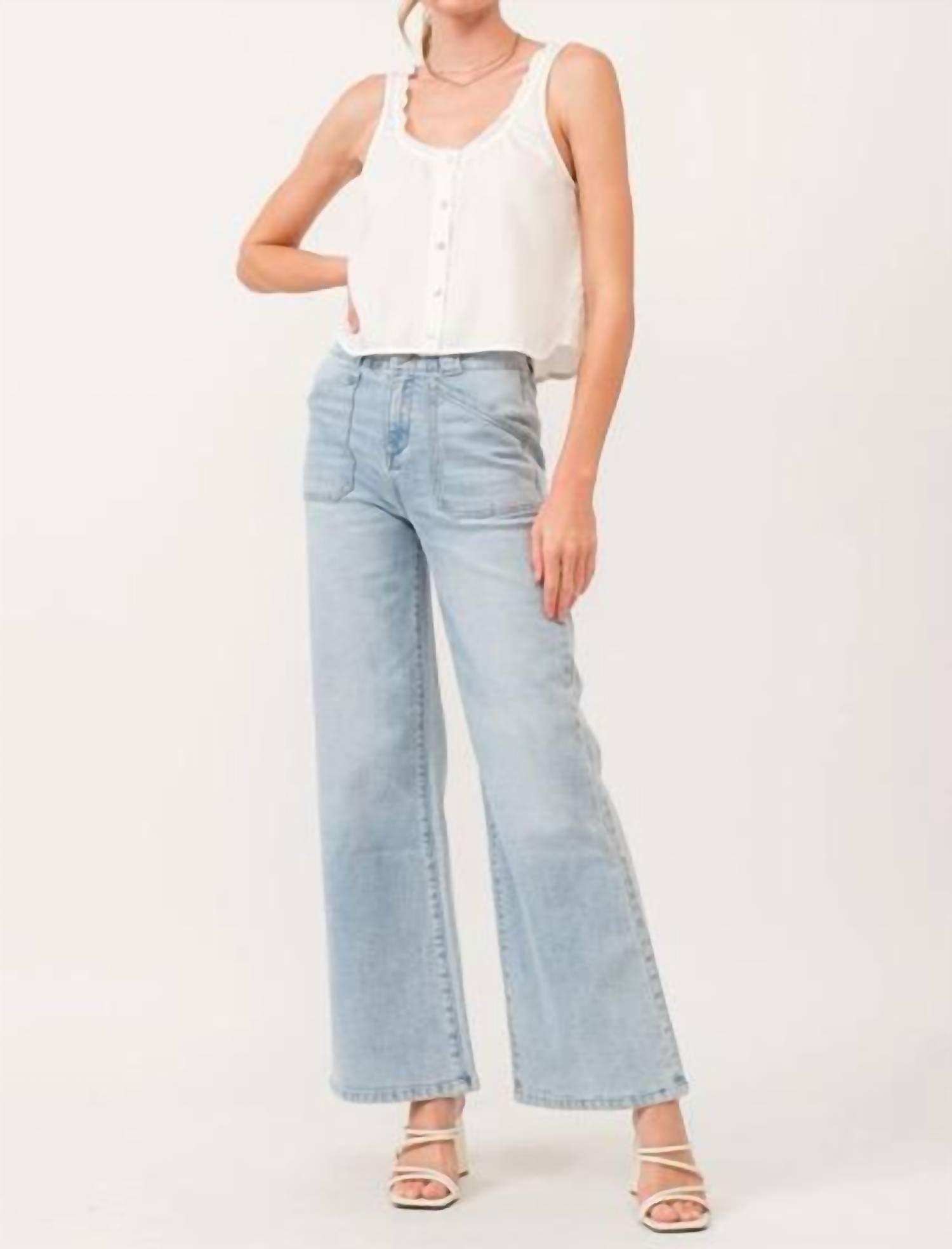 Dear John Denim - Fiona Super High Rise Wide Leg Jeans