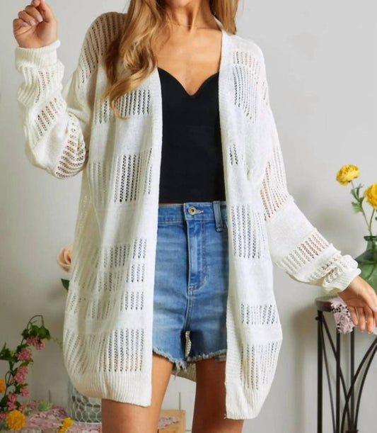 Adora - Lightweight Sweater Knit Cardigan
