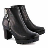 Andrea - Women's Reptile-print Ankle Boot