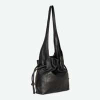 Per Lei New York - Women's Seneca Leather Drawstring Shoulder Bag