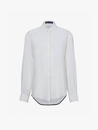 Proenza Schouler Demi Button Down Blouse in bone - women's shirt - view 5