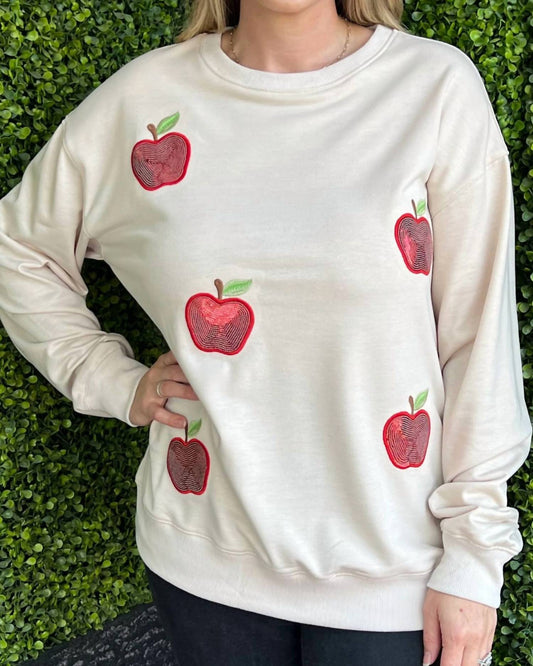 Jess Lea - Apple Orchid Sequin Sweatshirt
