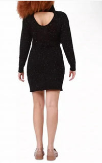 Black Tape - Women's Turtleneck Sweaterdress