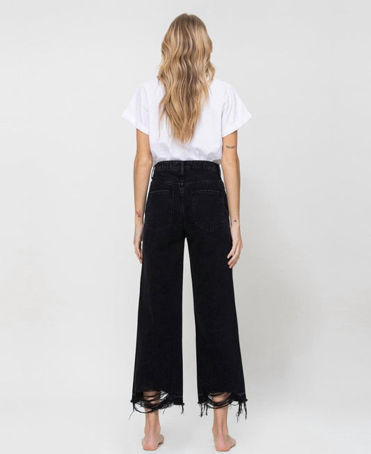 Super High Rise Wide Leg Jean