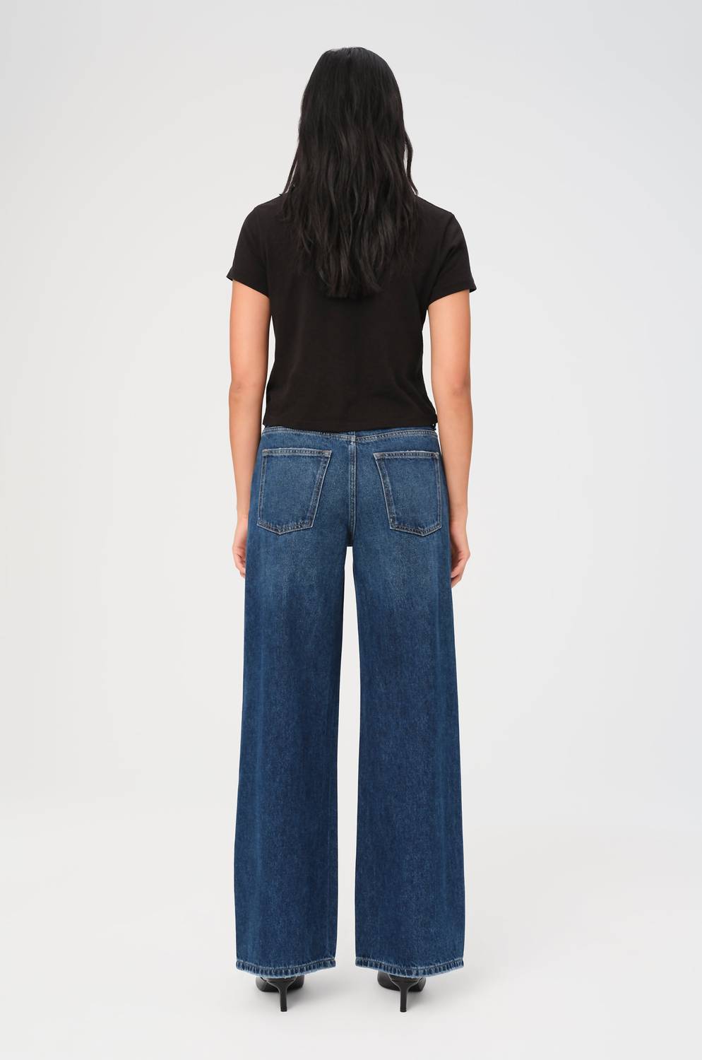 Warp + Weft - CJU Midrise Wide Leg Jean
