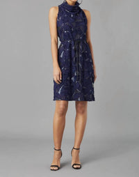 Lola & Sophie - Tulle & Sequin High Neck Dress