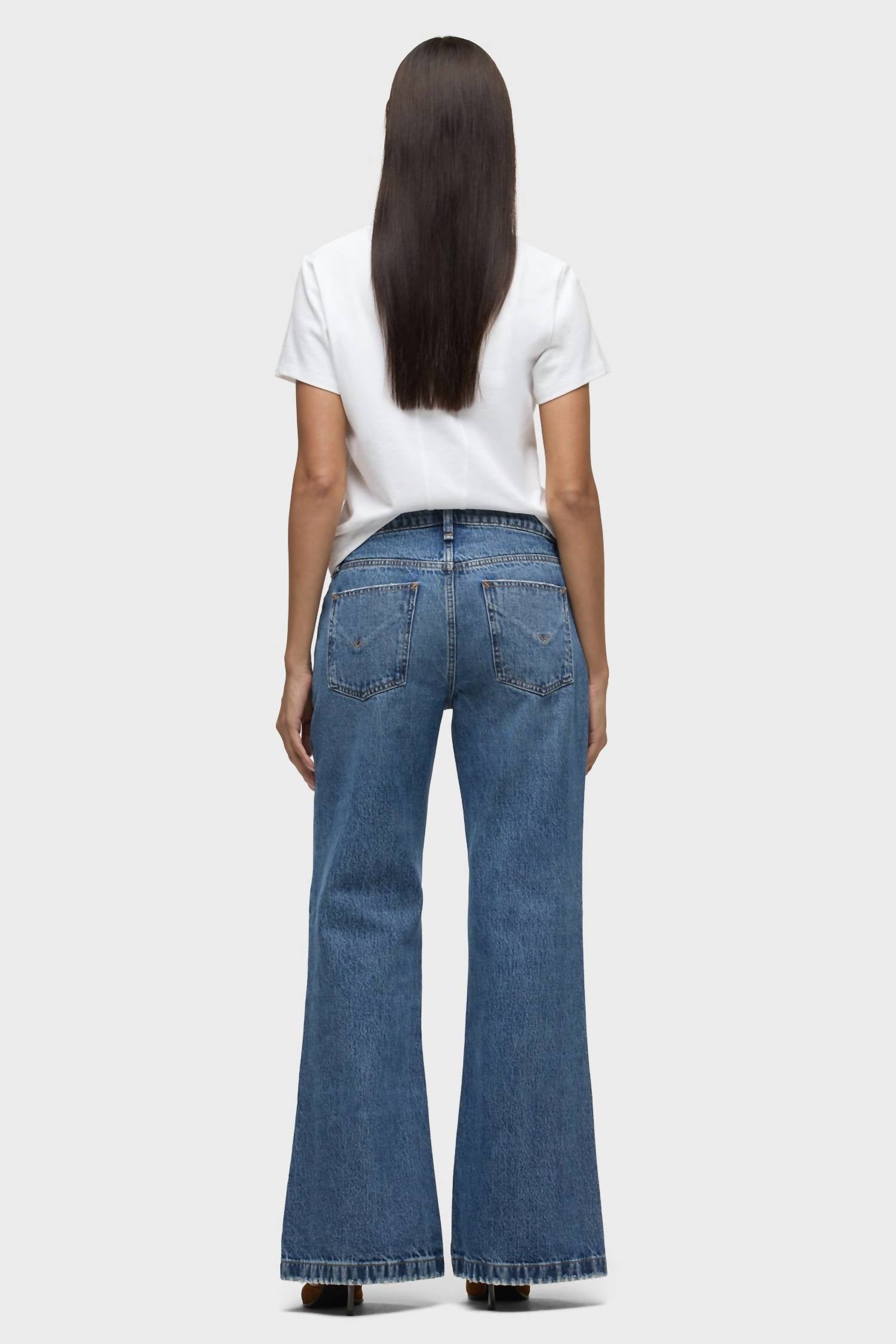 Hudson - Rylee Low Rise Flare Jeans