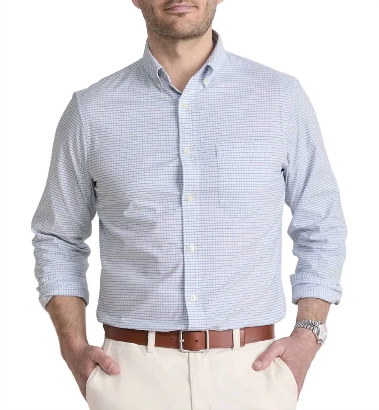 Vineyard Vines - Men's Performance Cotton Calabash Check Shirt