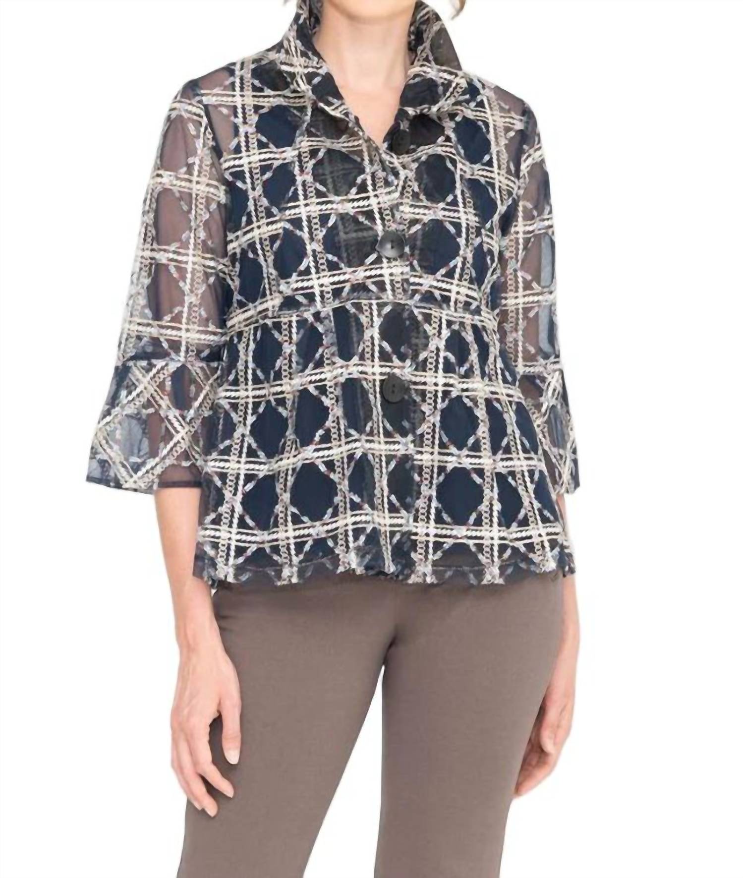 Damee - Metallic Chenille Jacket