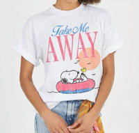Girl Dangerous - Peanuts Take Me Away Boyfriend Tee